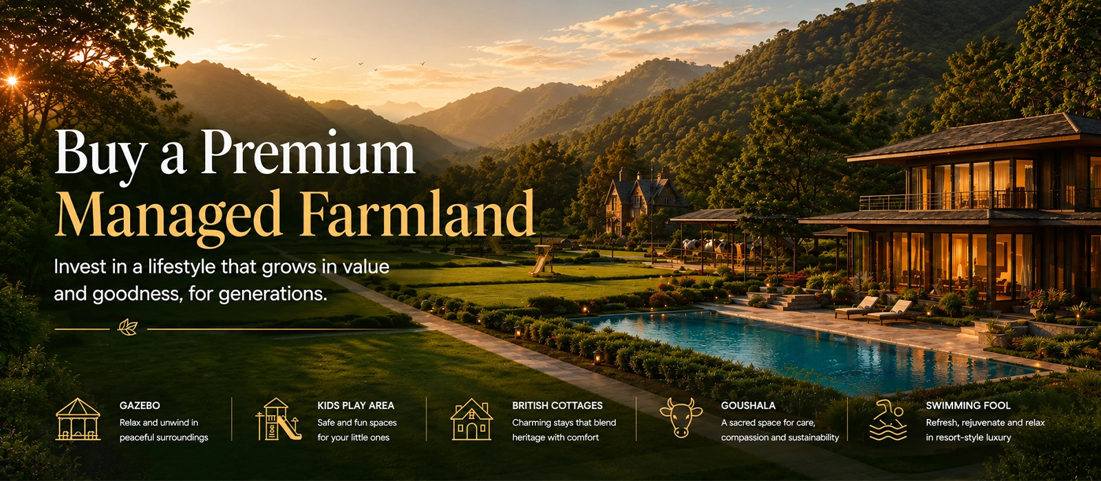 managed farmland near Bangalore